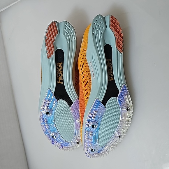 Hoka Cielo X LD spike runner Size US 5.5 Orange - Picture 2 of 4